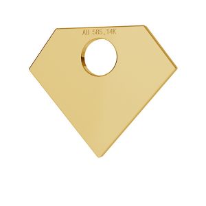 Diamant prívesok zlato 14K LKZ-00013 - 0,30 mm