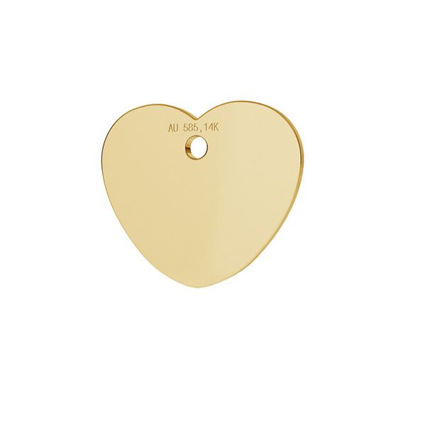 Srdce prívesok zlato 14K LKZ-00023 - 0,30 mm