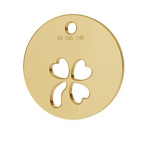 Datelina prívesok zlato 14K LKZ-00024 - 0,30 mm