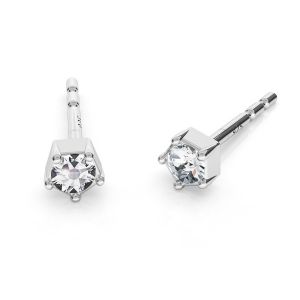 Náušnice s 2 mm kryštálmi Swarovski ODL-00467 KLS ver.2