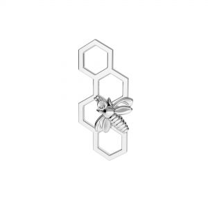 Včela privesek, striebro 925, ODL-00606