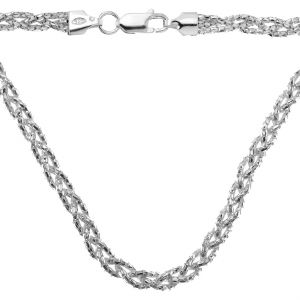 Retiazka Coreana - oplet so zámkom*strieborná AG 925*PLE CORD 1,5 3P (45 cm)