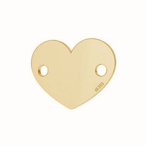 Srdce prívesok*zlato 333*LKZ-30029 - 0,30 6x7,5 mm