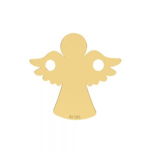 Anjel privesek*zlato 585*LKZ14K-50095 - 0,30 13x13 mm