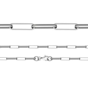Retiazka Anker - Leštená diamantom*striebro 925*FIO 100 40 cm
