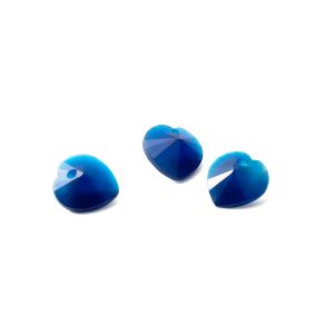 Modrý onyx SRDCE 10 MM GAVBARI, polodrahokam 