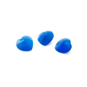 Modrý nefrit SRDCE 10 MM GAVBARI, polodrahokam 