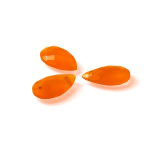 Oranžový nefrit ALMOND 16 MM GAVBARI, polodrahokam 