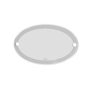 Oval prívesok striebro 925, LKM-3037 - 0,50 12,5x20 mm