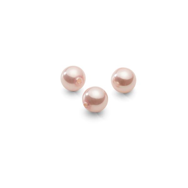 Orúhly prírodné perly ružová 6 mm 2H, GAVBARI PEARLS