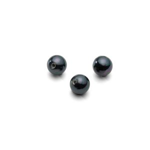 Orúhly prírodné cierná perly 6 mm 2H, GAVBARI PEARLS