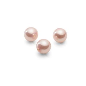 Orúhly prírodné perly ružová 8 mm 2H, GAVBARI PEARLS