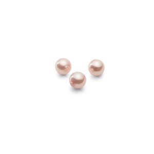 Orúhly prírodné perly ruzove 4 mm 1H, GAVBARI PEARLS