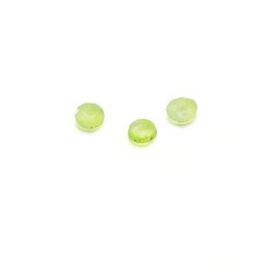 Okrúhly kameň, plochý chrbát, 3 mm light green Jade, GAVBARI