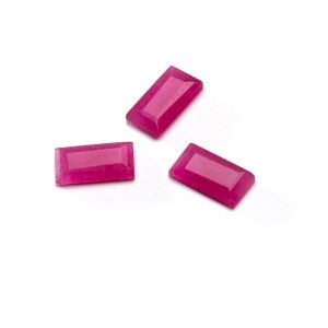 Bbdĺžnik kamen plochý chrbát, jadeite neon pink, 5x10 mm GAVBARI, polodrahokam