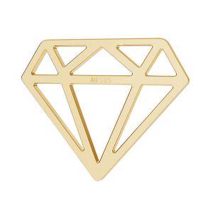 Kolo prívesok*zlato 585*LKZ14K-50116 - 0,30 12,8x15,5 mm