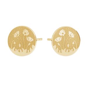 Kolo náušnice, zlato 14K, KLS LKZ14K-50132 10x10 mm - 0,30 mm
