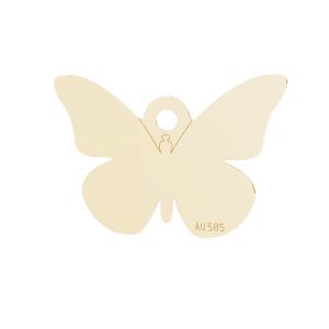 Motýľ prívesok*zlato 585*LKZ14K-50113- 0,30 9,3x13,9 mm