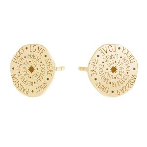Kolo náušnice, zlato 14K, KLS LKZ14K-50134 10x10 mm - 0,30 mm