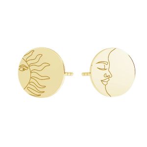 Kolo náušnice, zlato 14K, KLS LKZ14K-50140 10x10 mm - 0,30 mm