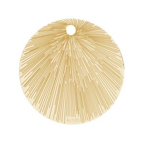 Okrúhly prívesok*zlato 585*LKZ14K-50122 - 0,30 13x13 mm