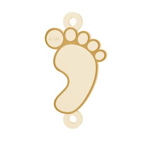 Detskej nohy prívesok*zlato 585*LKZ14K-50176 - 0,30 7x17 mm