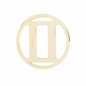 Prívesok - blíženci zverokruh, zlato 14K, LKZ14K-50180 - 0,30 12x12 mm