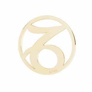 Prívesok - kozorožec zverokruh, zlato 14K, LKZ14K-50182 - 0,30 12x12 mm