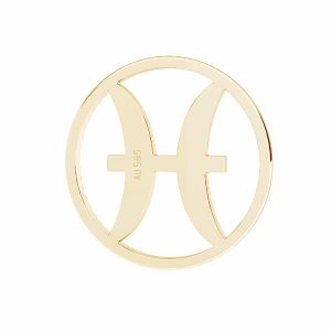 Prívesok - ryby zverokruh, zlato 14K, LKZ14K-50186 - 0,30 12x12 mm
