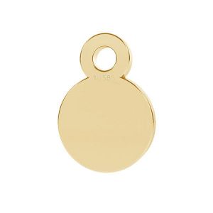 Kvetinová rozeta privesek, zlato 14K, LKZ14K-50250 - 0,30 5x7 mm