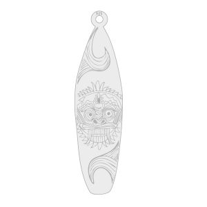 Prívesok, striebro 925, LKM-3158 20,3x5,3 mm