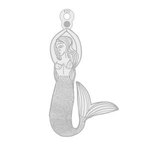 Prívesok, striebro 925, LKM-3295 - 0,80 10,6x19,3 mm