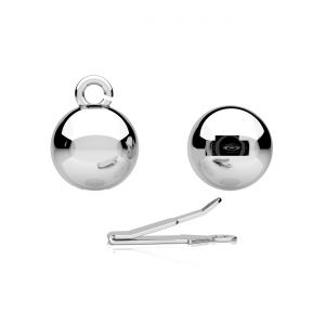 Spona guľovej zásuvky - sada*strieborná AG 925*SET OWS 00511 8x11,2 mm