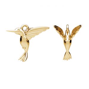Prívesok kolibrík*zlato 585*ODLZ-00058 8x13,5 mm