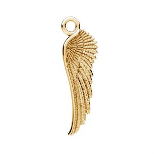 Prívesok anjelské krídlo*zlato 585*ODLZ-00162 6x18,5 mm