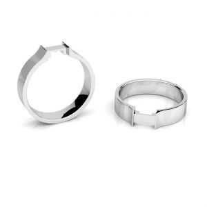 Pečatný prsteň - s vymeniteľným príveskom, striebro 925, RING OWS-00467 4,4x20 mm R-13