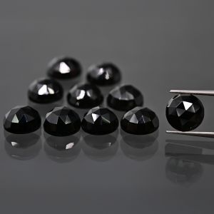 Okrúhly kameň, ružový brus - Spinel 4 MM