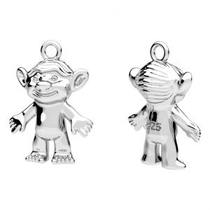 Prívesok - drak*striebro AG 925*CON-1 OWS-01138 12x16,3 mm