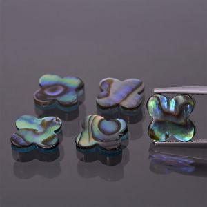 Štvorlístok z mušle Paua 12x12 MM