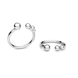 Univerzálny prsteň - mačka s priadzou*strieborná AG 925*U-RING OWS-01175 5x23,7 mm