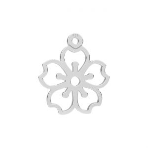 Ažúrový Prívesok - Zemeguľa*strieborná AG 925*LKM-3453 - 0,50 13x14,5 mm