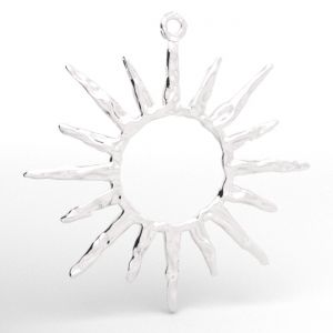 Pr&iacute;vesok - dvojit&yacute; kvietok*striebro AG 925*CON-1 S-CHARM 829 29,9x31,5 mm