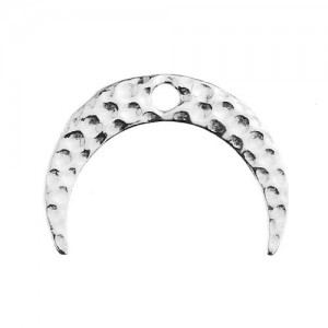 Pendant - hammered moon*sterling silver AG 925*S-CHARM 562  