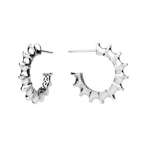 N&aacute;u&scaron;nica na puzetu - mu&scaron;le*strieborn&aacute; AG 925*KLS OWS-01388 3x20,1 mm