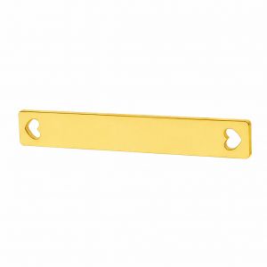 Z&aacute;vesn&aacute; spojka - obdĺžnikov&aacute; platnička*strieborn&aacute; AG 925*LKM-2031 - 0,50 4x24 mm